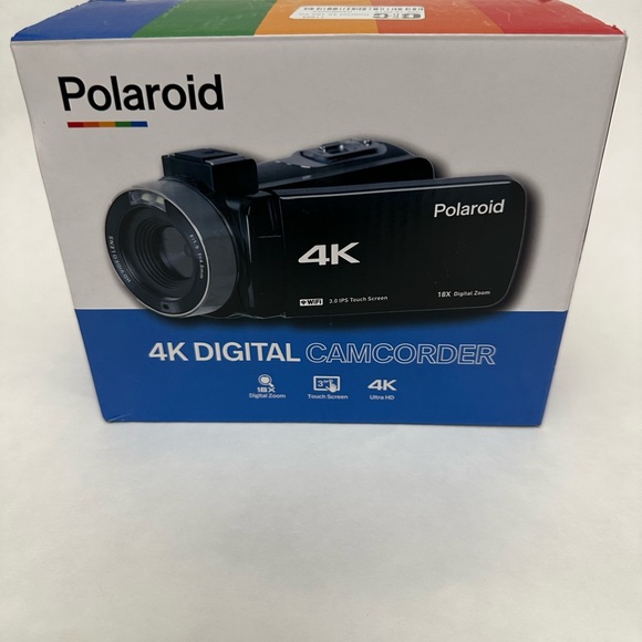 Polaroid Cameras, Photo & Video Polaroid 4k 8x Zoom Touch Screen